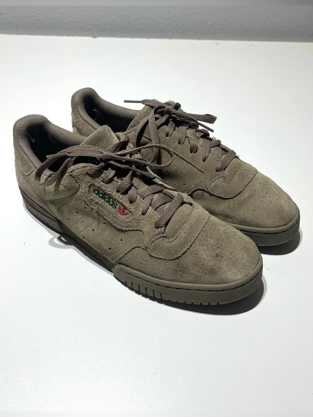 Adidas Men's Yeezy Powerphase Calabasas Sneakers Size 10 Simple Brown